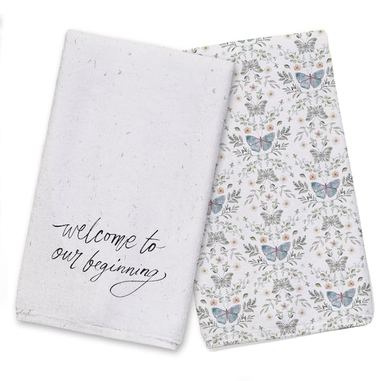 Welcome to Our Beginning Tea Towel Set